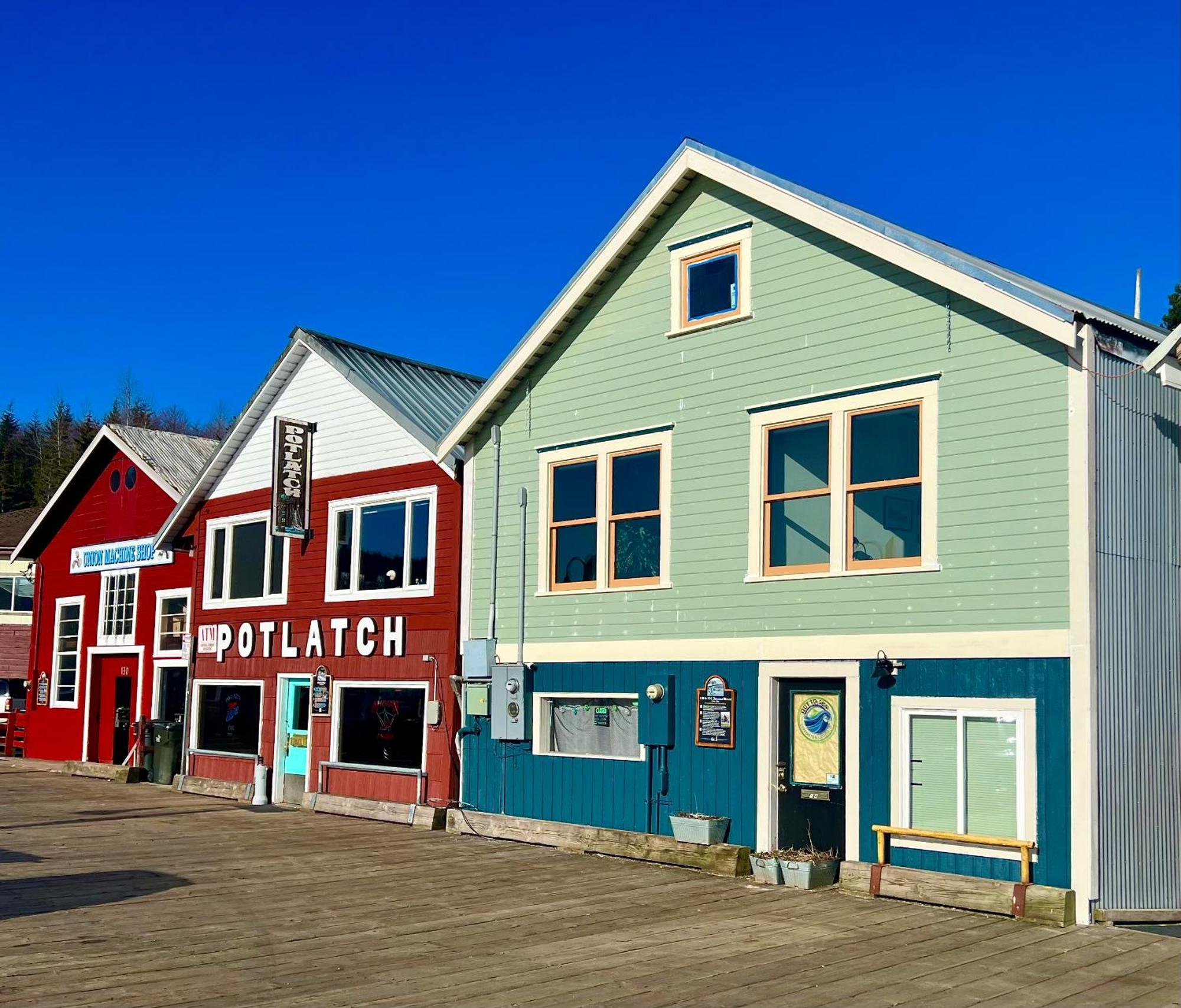At Creek Street Ketchikan
